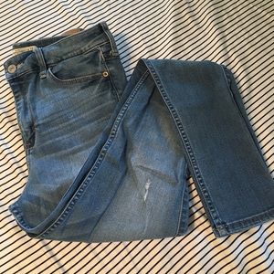 Abercrombie Ripped High Rise Jeans